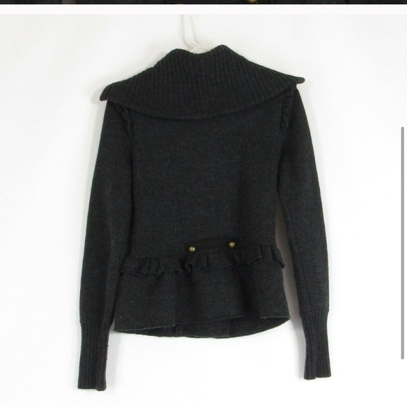 Gray ANN TAYLOR LOFT cardigan sweaterjacket XS - Picture 3 of 5